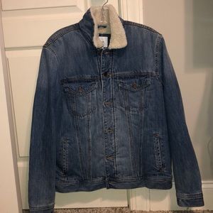 Polo fleece lined denim jacket